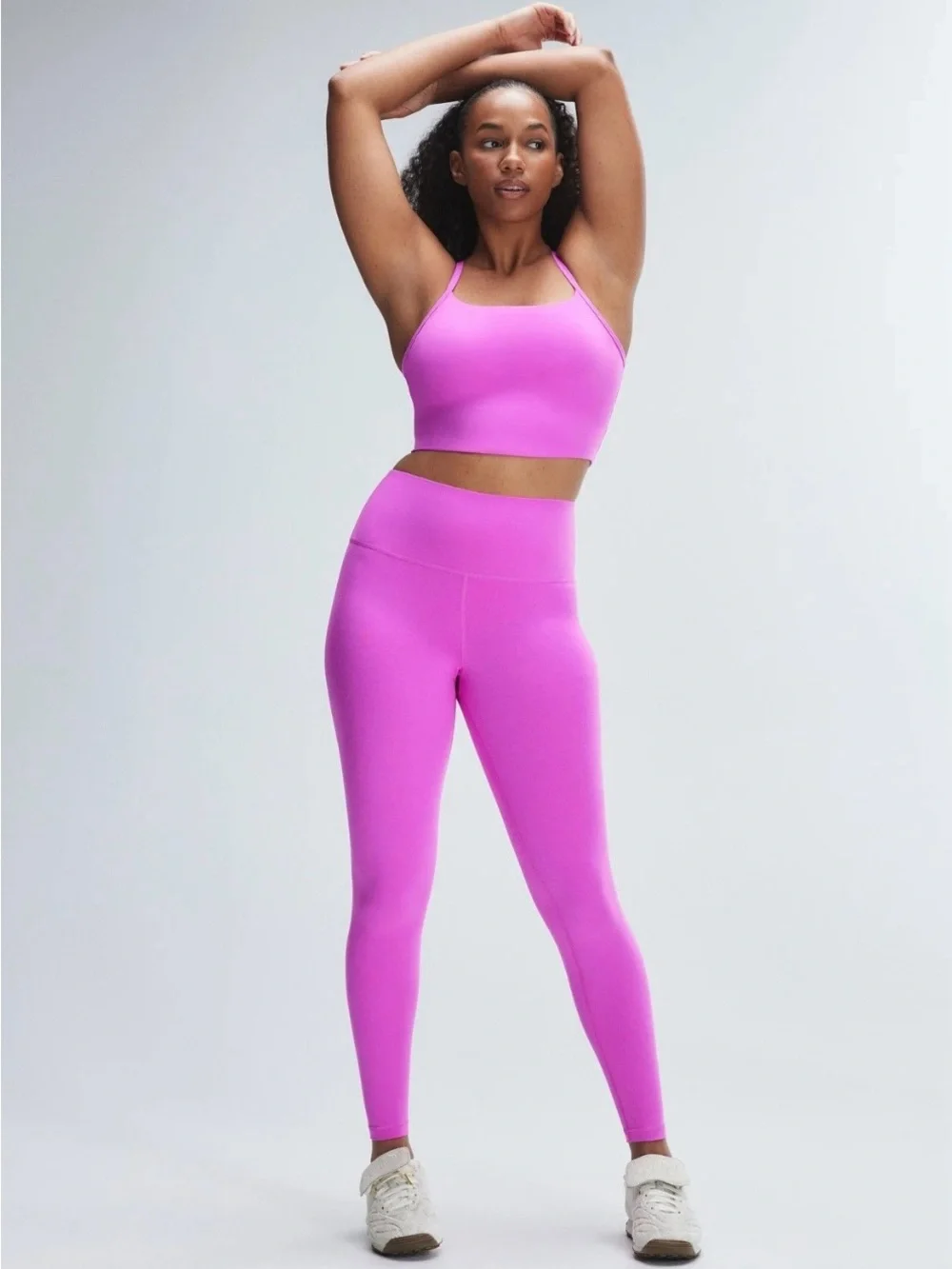 Savage X Fenty Bright Pink Seamless High-Waist Leggings